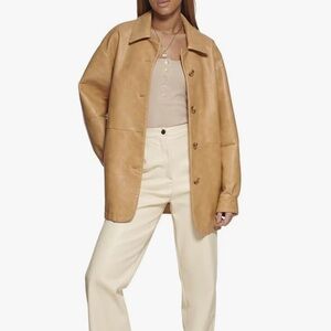 Levi's Tan Leather Jacket Classic Style